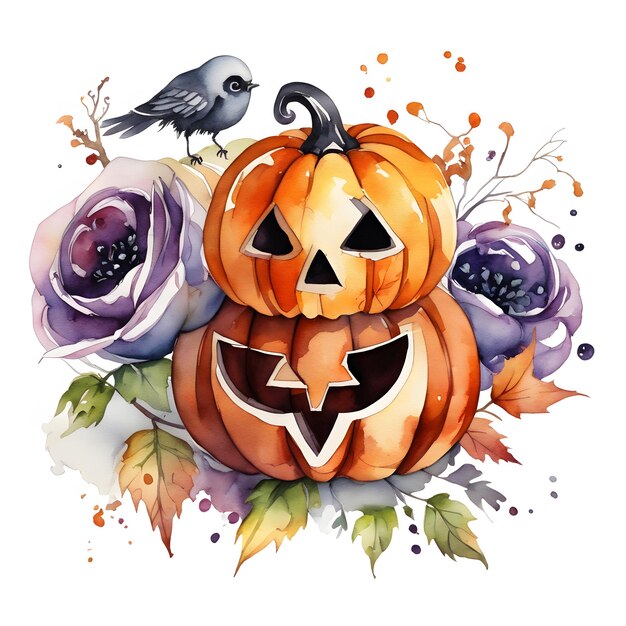 Happy Halloween Design Halloween Clipart Inteligência Artificial Generativa