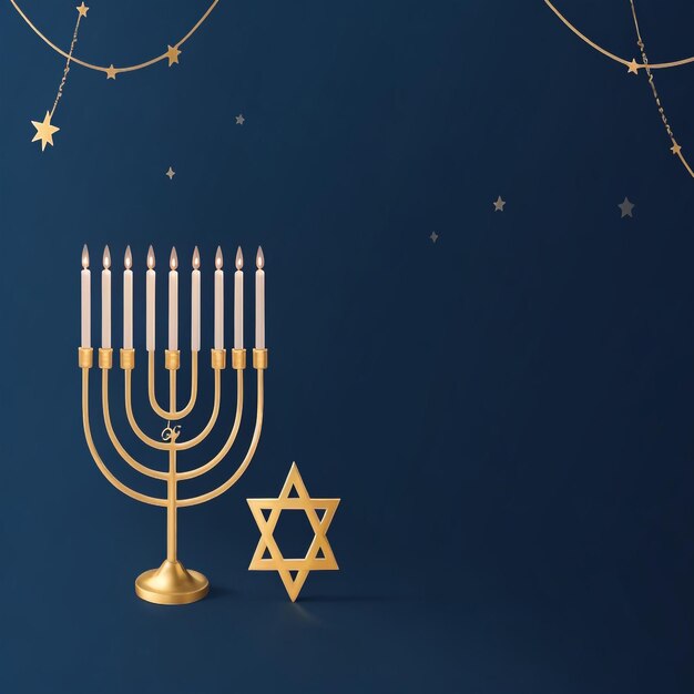 Foto happy hanukkah star david hintergrundbilder sammlungen niedliche tapeten ai generiert