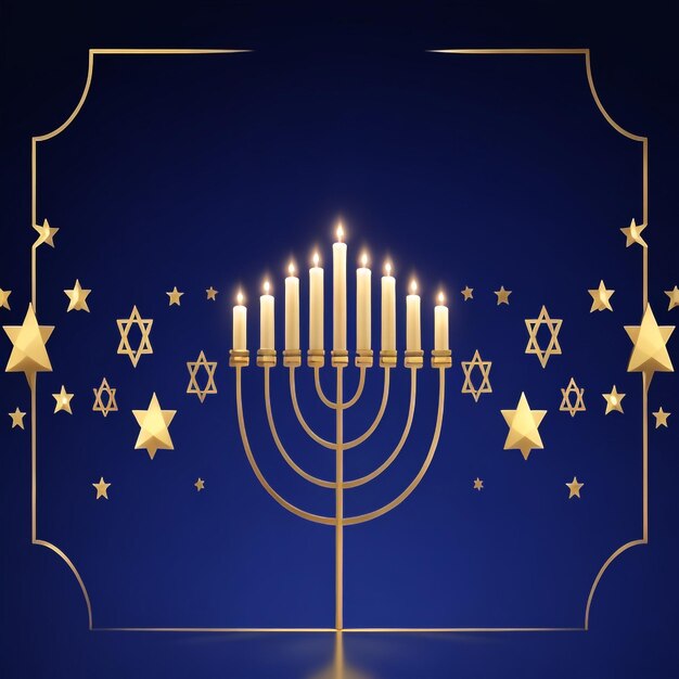 Foto happy hanukkah star david hintergrundbilder sammlungen niedliche tapeten ai generiert