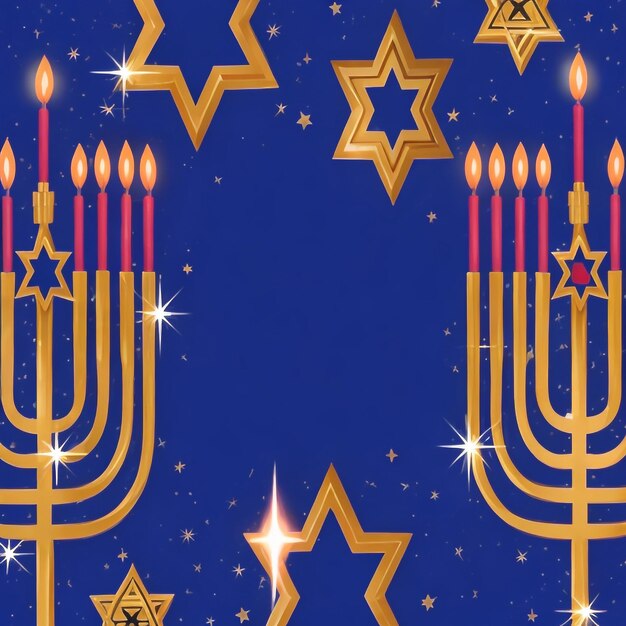 Foto happy hanukkah star david hintergrundbilder sammlungen niedliche tapeten ai generiert