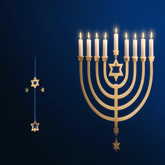 Foto happy hanukkah star david hintergrundbilder sammlungen niedliche tapeten ai generiert