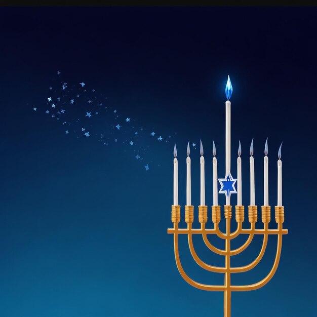 Foto happy hanukkah star david hintergrundbilder sammlungen süße tapeten ai generiert