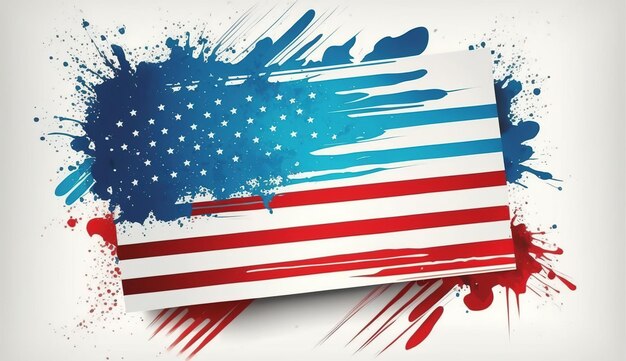 Happy Independence Day 4. Juli Feiertag Hintergrund des Unabhängigkeitstages der Vereinigten Staaten von Amerika