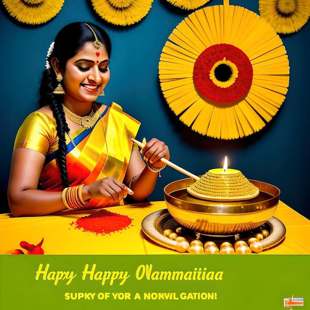 Happy Onam Celebration deseja imagens