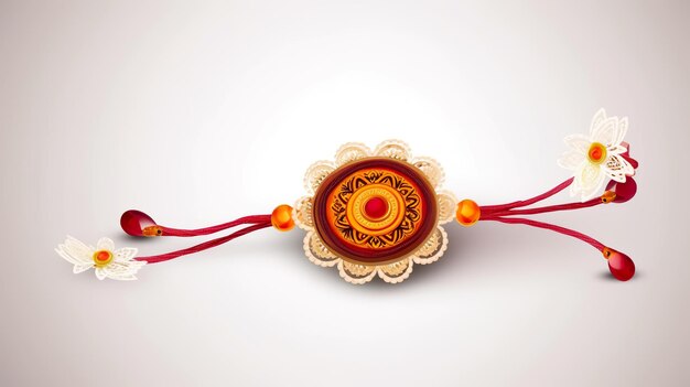 Happy Raksha bandhan com rakhi isolado Generative ai