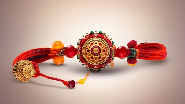 Happy Raksha bandhan com rakhi isolado Generative ai