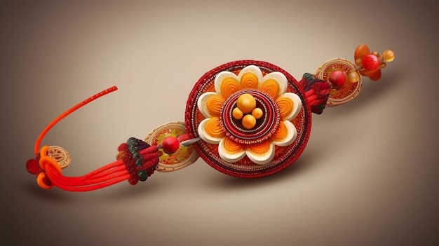 Happy Raksha bandhan com rakhi isolado Generative ai