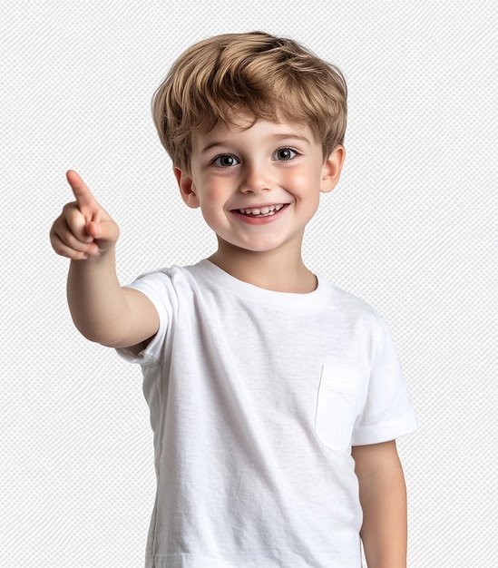 Happy Toddler apontando