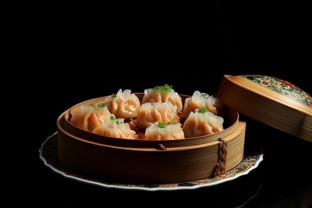 Har gow chinês ou dim sum