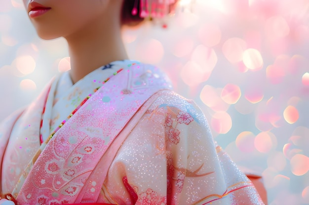 Harajuku Chic Pink Glitter Glamour para uma declaração de moda impressionante