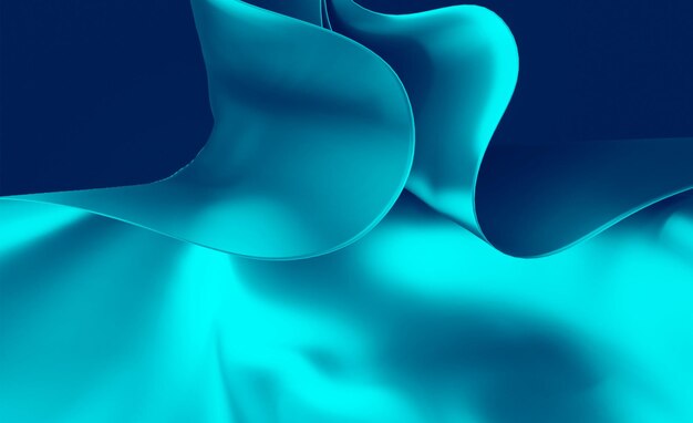 Hard Light Lagoon Blue Abstract diseño de fondo geométrico en 3D