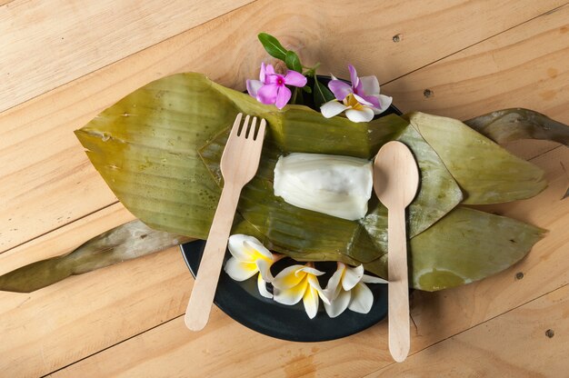 Harina Al Vapor Con Relleno De Coco