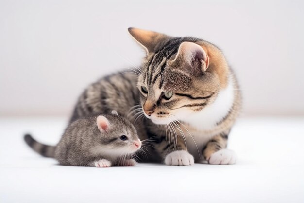 Harmonia do amor por animais de estimação Momentos adoráveis capturados entre gatos e cães