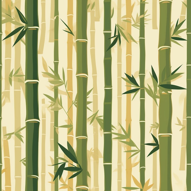Harmonisches Bambusverflechten Ein von der Natur inspiriertes traditionelles nahtloses Muster