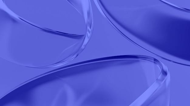 Harte Ultramarine Blau Glänzende Glühende Effekte Abstraktes Hintergrunddesign