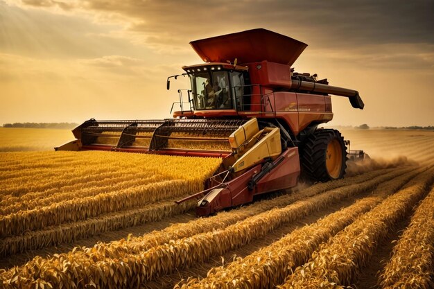 Foto harvester-maschinenarbeit in archiviert