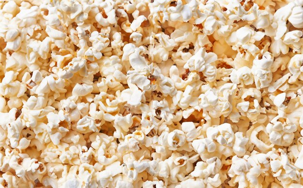 Haufen salziger Popcorn-Textur