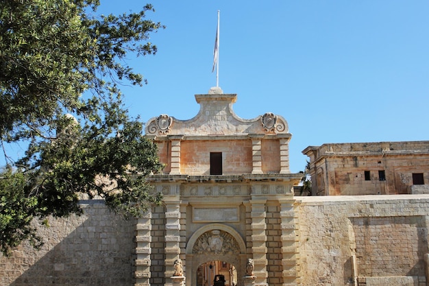 Haupteingangstor von Mdina auf Malta Mdina ist die alte Hauptstadt Maltas