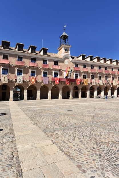 Hauptplatz von Ocaña, Provinz Toledo, Kastilien-La Mancha, Spanien.