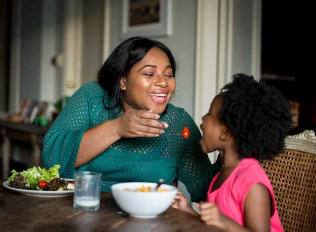 Haus der afrikanischen Abstammung Familienhaus ruhendes Leben