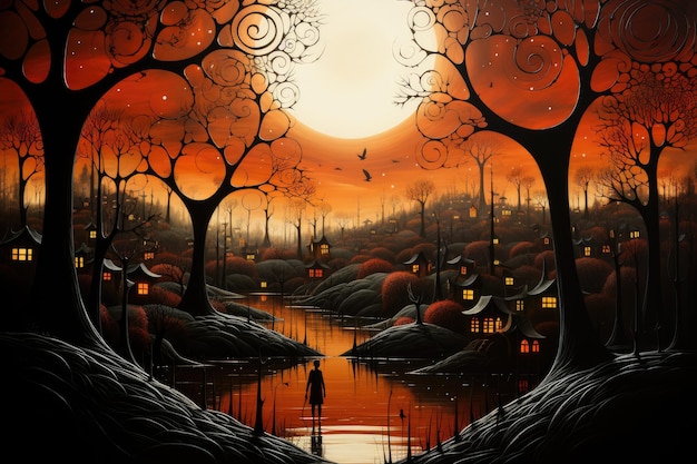 Haus der aufgehenden Sonne von Andy Kehoe