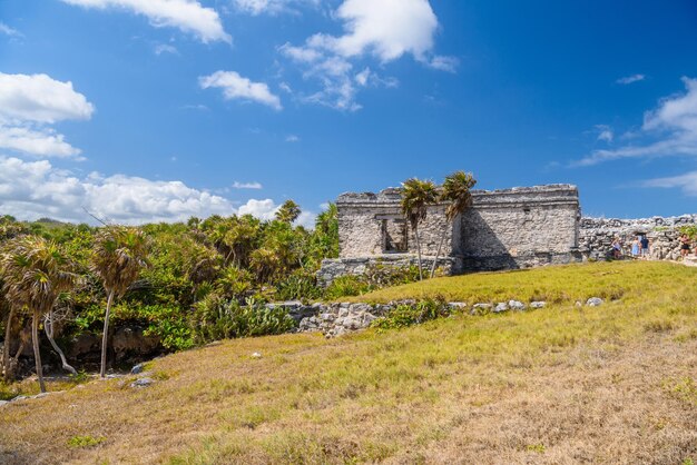 Haus der Cenote Maya-Ruinen in Tulum Riviera Maya Yucatan Karibik Mexiko