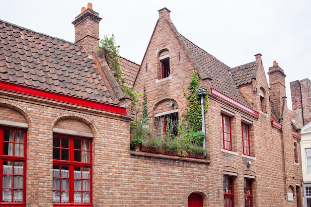 Haus des Historischen Zentrums von Brügge, Belgien