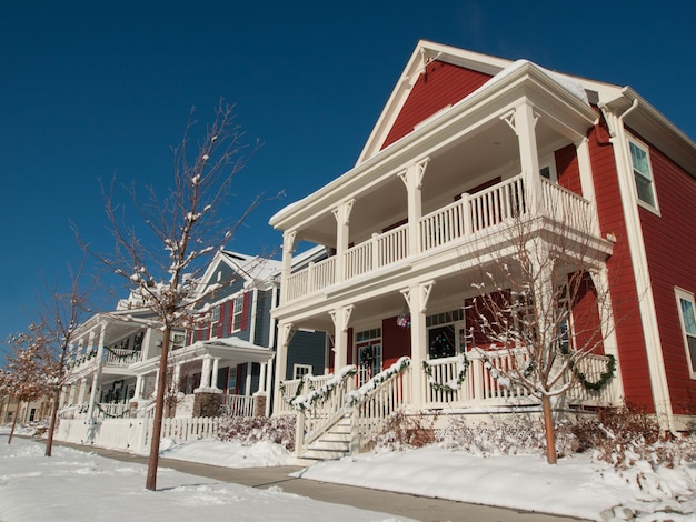 Haus für Winterferien eingerichtet.