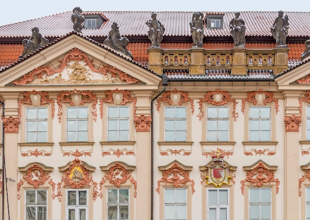 Hausfassade in Prag