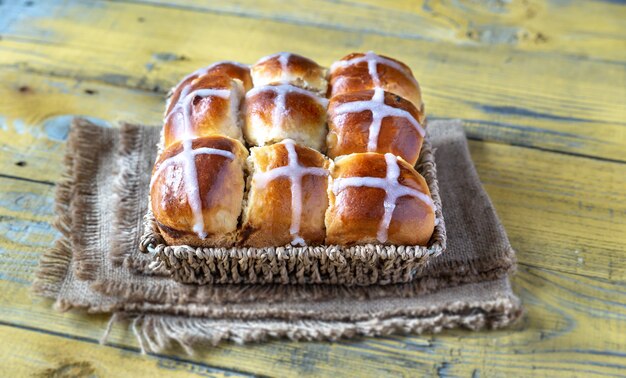 Hausgemachte heiße Brötchen