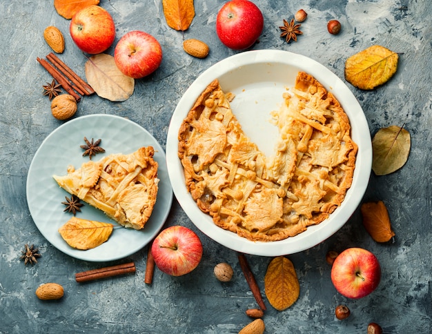 Hausgemachte Herbstkuchen.