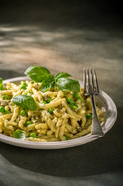 Hausgemachte Pasta Trofie