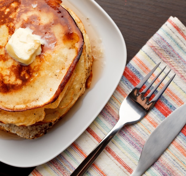 Hausgemachte Pfannkuchen