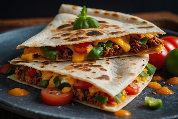 Hausgemachte Quesadilla Perfektion