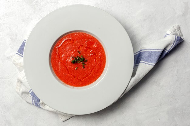 Hausgemachte Tomaten Suppe