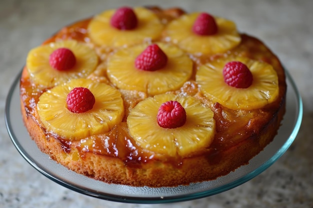 Hausgemachter Ananas-UpsideDown-Kuchen