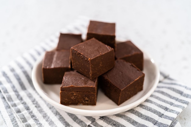 Hausgemachter einfacher Fudge