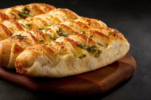 Hausgemachtes Brot mit Parmesankäse