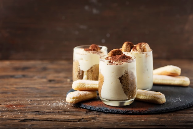 Hausgemachtes italienisches Dessert-Tiramisu