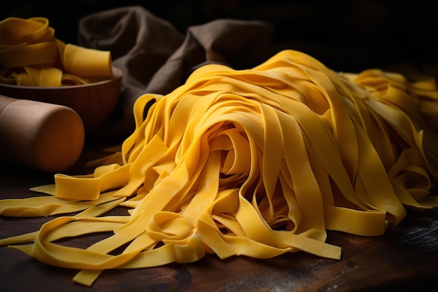 Hausgemachtes italienisches Pappardelle-Rezept