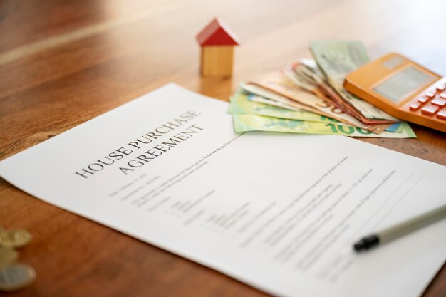 Hauskaufvertrag und Finanzen