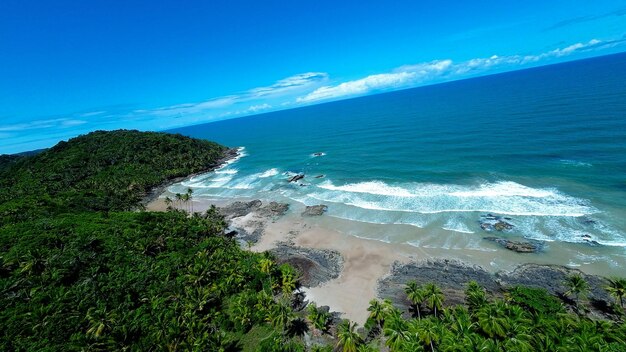 Havaizinho-Strand in Itacare in Bahia, Brasilien Tourismuslandschaft