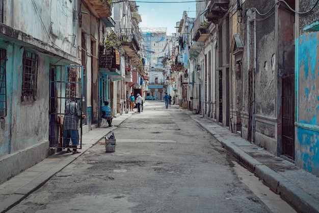 Havana Cuba 22 de março de 2019 vida cotidiana nas ruas de Havana