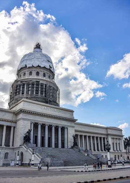 Havana Cuba 27 de março de 2019 El Capitolio ou o edifício nacional do Capitólio