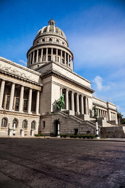 Havana, Cuba - famoso edifício do Capitólio Nacional (Capitolio Nacional).