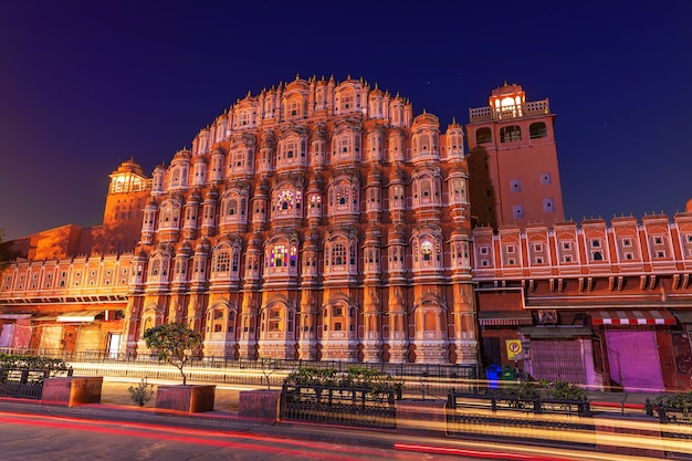 Hawa Mahal Palace in Jaipur, Indiens berühmtem Anblick.