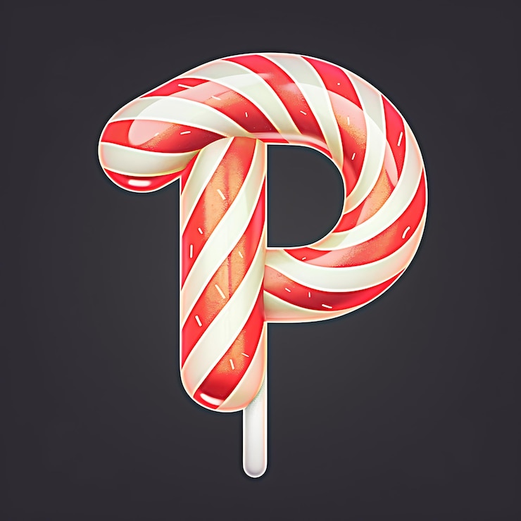 Foto hay un bastón de caramelo con un caramelo en él en un palo