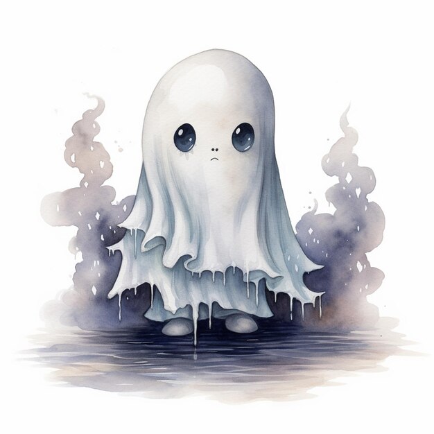 hay un fantasma con una cara de fantasma y una cara de Fantasma en él generativo ai