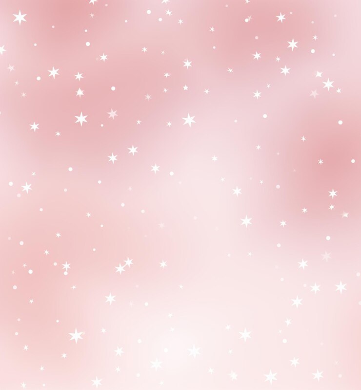 hay un fondo rosa con estrellas blancas y un cielo rosa ai generativo