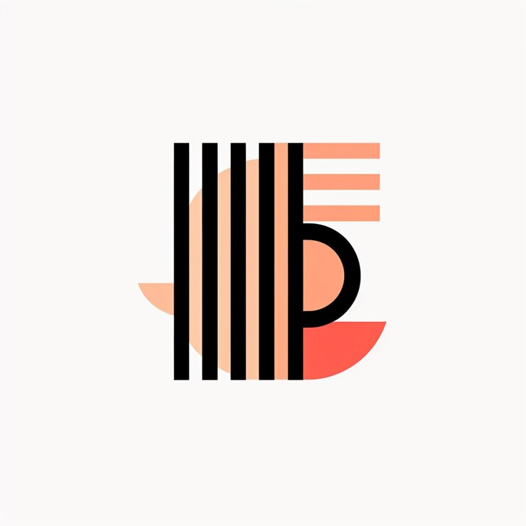 Foto hay un logotipo negro y naranja con una raya generativa ai